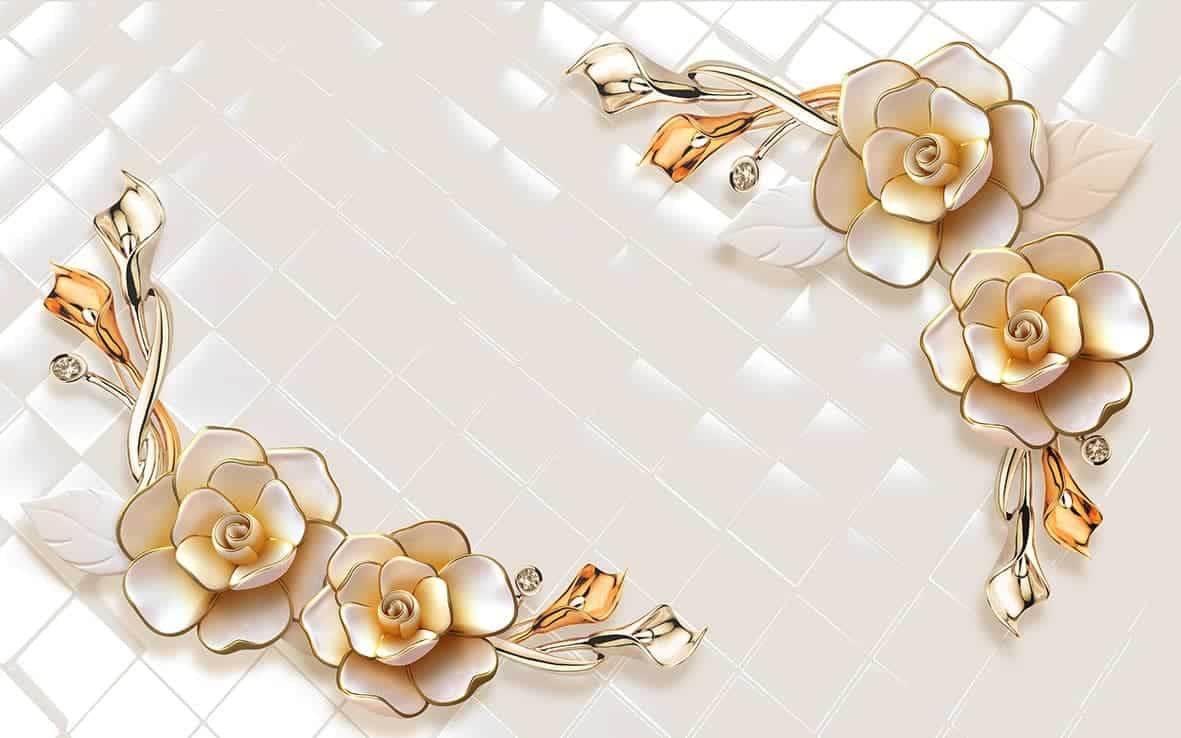 تصویر 2 از سرامیک گل برجسته عمده ارزان